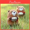 Hug Marmota Bowl Cute Animal Plush Pendant Keychain Accessory Decor Backpack