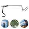 Stainless Steel Camping Light Hook Portable Non-slip Outdoor Camping Equipment Tent Lamp Hanger for