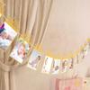 Children'S Birthday Party, First-Year Party Venue Decoration, January-December Photos, Flags, Photo Frames, Banners