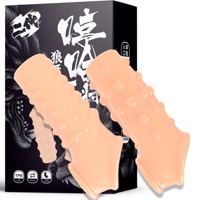 Рукав для пениса, петля для задержки пениса, секс-игрушки для мужчин, кольца для пениса с задержкой, эротические товары, фаллоимитатор с эякуляцией, игрушки для взрослых 18+