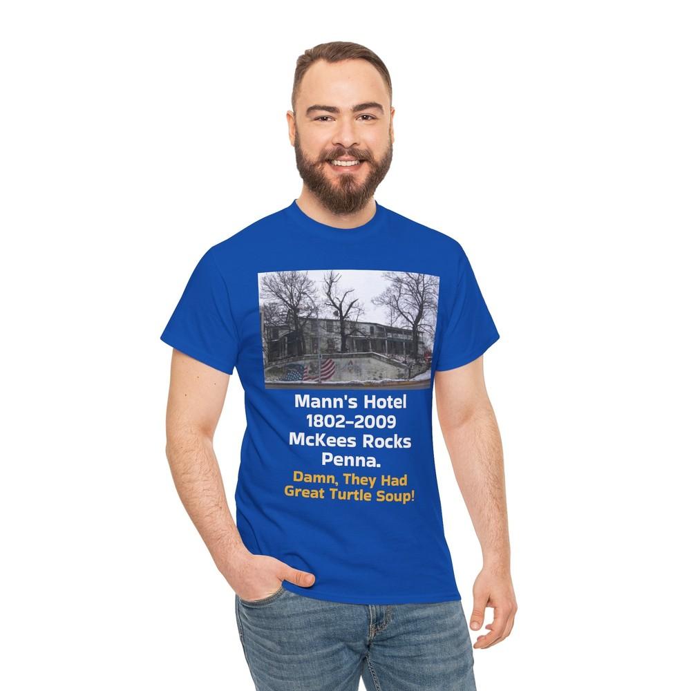 Corny Mann's Hotel Tee, Vintage PA Shirt, McKees Rocks Souvenir Gift, Unisex Unisex T-Shirt