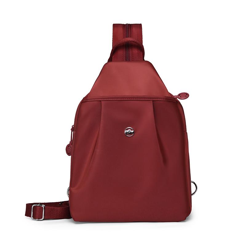 Compact Backpack with Adjustable Straps and Front Zipper Pocket