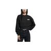 Phantom Patch Round Neck Short Pullover Sweatshirt Women Sweatshirt Black J220969-BEH