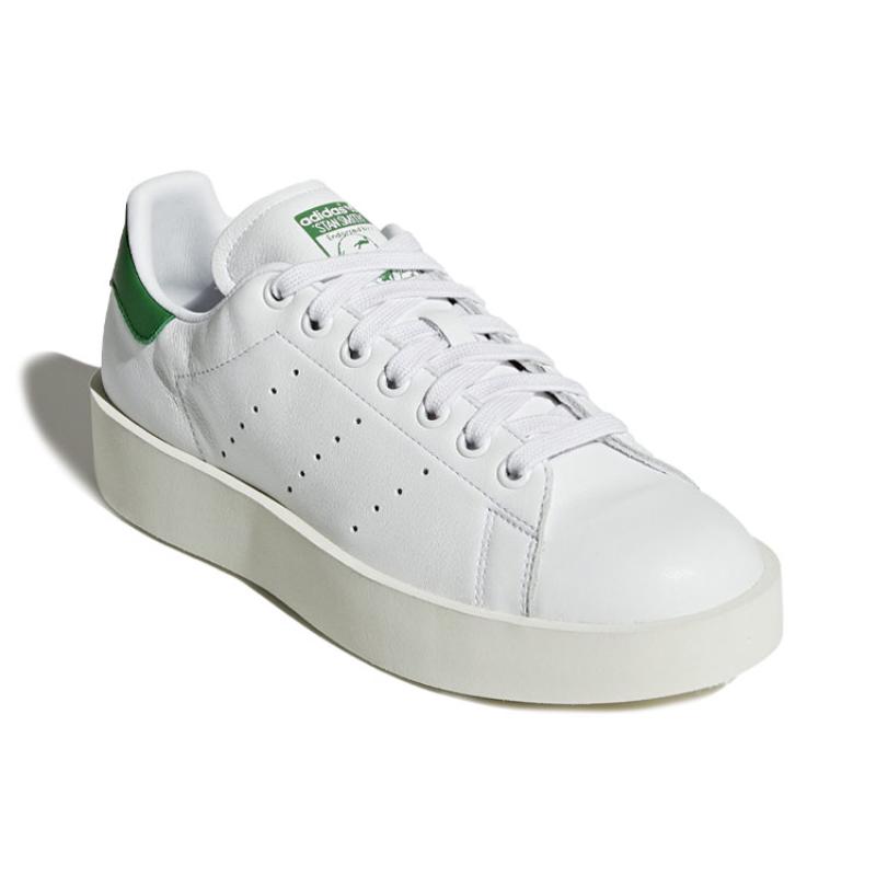 adidas Кроссовки Stan Smith Bold Белые Зеленые Женские S32266