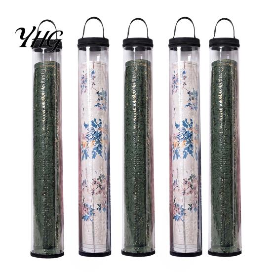 Transparent Carrying Bag with Handle Mahjong Clear Storage Tube, PVC Case Zipper And Handle, Mat Tube Space Saving Rollable Game Mats Organizer