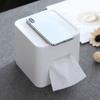 Plastic Square Napkin Box Simple Desktop Tissue Box Modern Roll Paper Holder  Bathroom