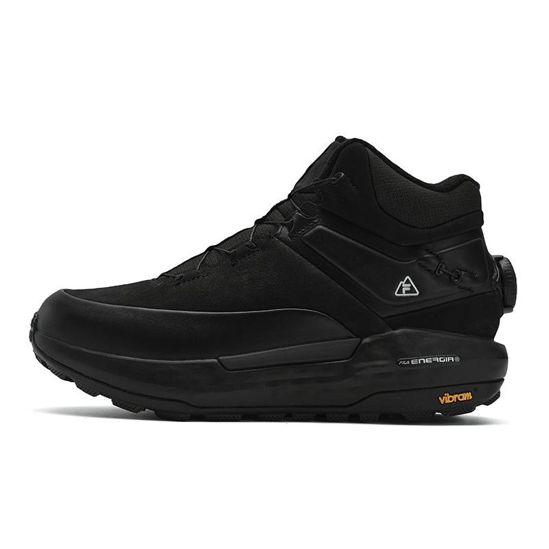 Fila Boa Explorer 2 Высокие Удобные Флисовые Прочные Кроссовки Женские кроссовки Черные A12W441110FBK