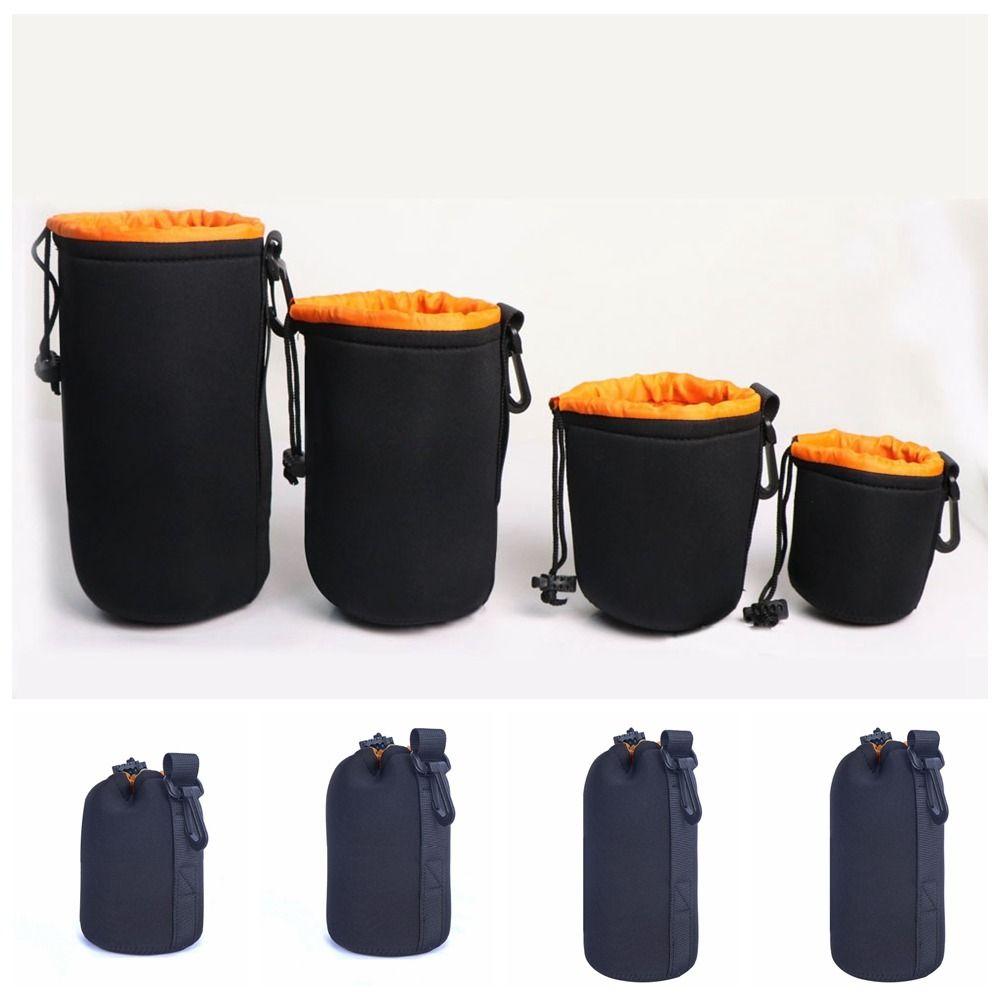 Neoprene Camera Lens Pouch Bag S/M/L/XL Waterproof Lens Bag Neoprene Lens Bag Digital SLR Camera