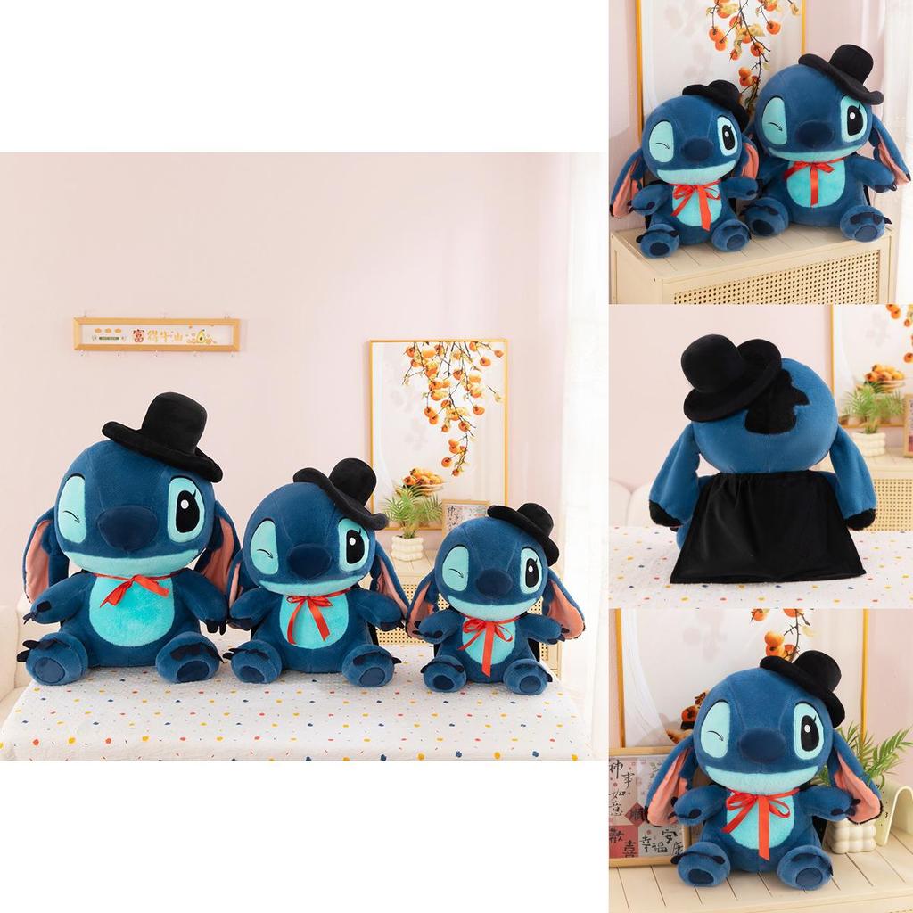 Adorable Wizard Stitch Plush Toy For Kids Soft And Cuddly Large Doll Pillow 45cm 55cm 65cm