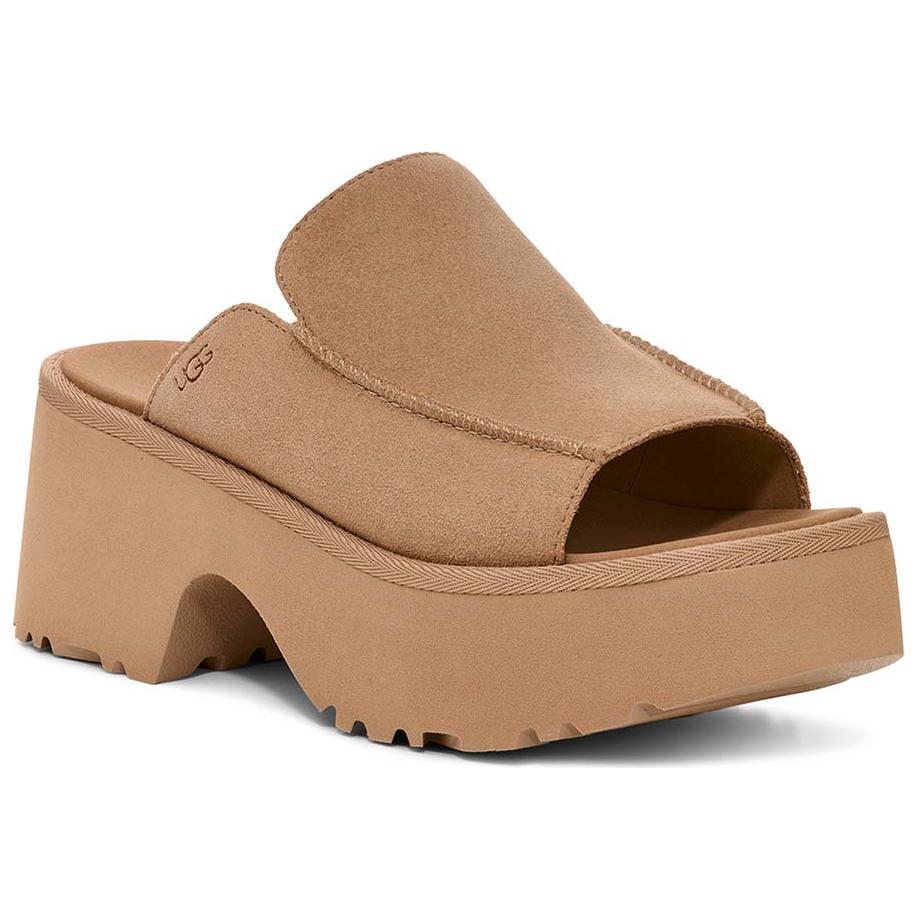 UGG Женские коричневые шлепанцы из ЭВА, нескользящие, износостойкие, 1167476-CHE