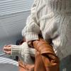 2022 New Pullover Sweater Women's Crew Neck Twist Loose Knitwear Female Long Sleeve