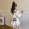 Stylish Mini Chain Crossbody Bag For Kids With Pearl Bow Knot Fashionable Design