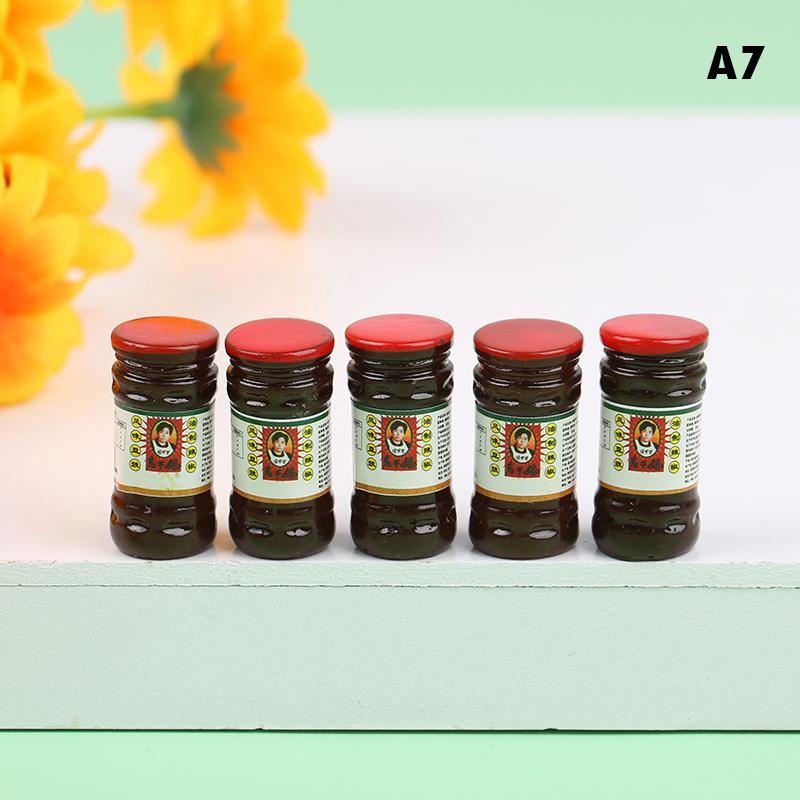 5 шт. кукольный домик миниатюрная модель приправы мини-кухонные аксессуары для украшения