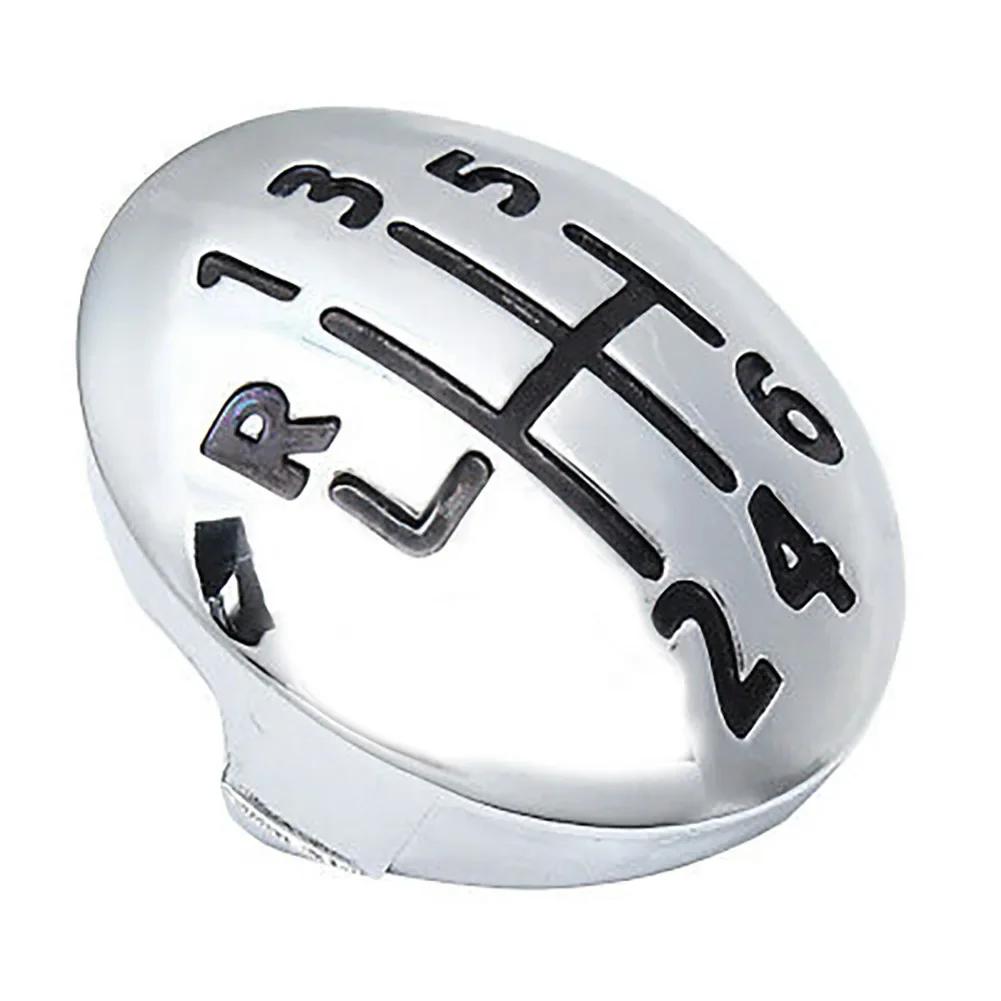 1 шт. Крышка ручки рычага переключения передач 6 скоростей для Clio Megane Scenic Хром Ручка КПП Крышка ручки рычага переключения передач Запчасти