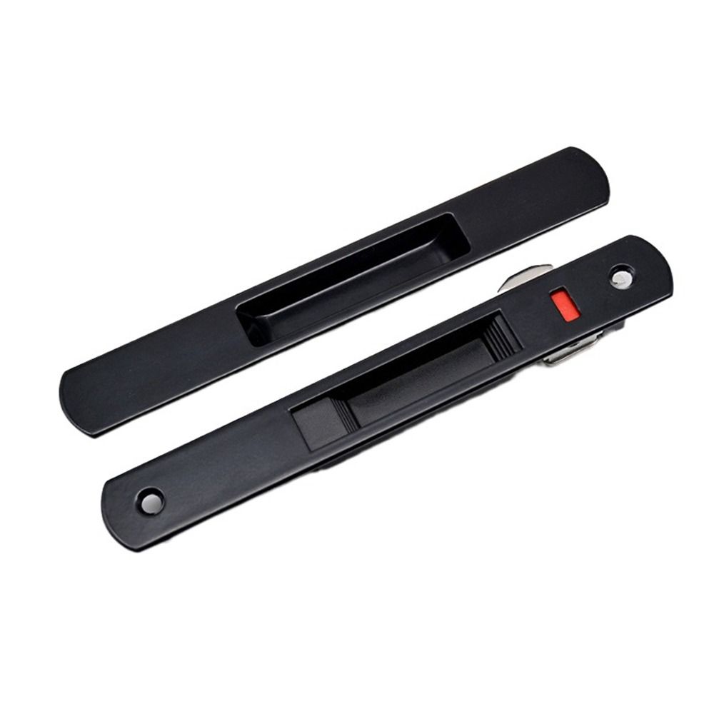 Прочный крючок для замка раздвижной двери Прочный невидимый защелка для окна типа 90 Встроенный замок Дверная ручка из цинкового сплава Замок для раздвижной двери