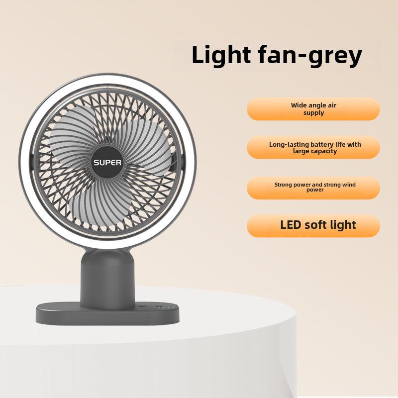 Compact USB Desktop Fan: Portable, High-Power Circulation for Home and Office