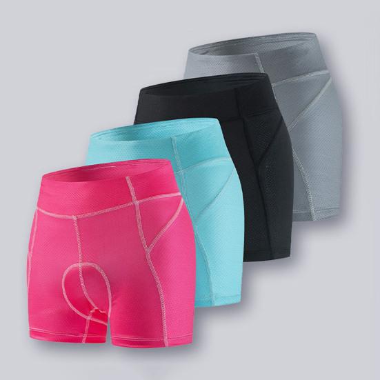 Женские эргономичные велосипедные шорты 4D с подкладкой, легкие, дышащие, сетчатые, облегающие, велосипедные шорты