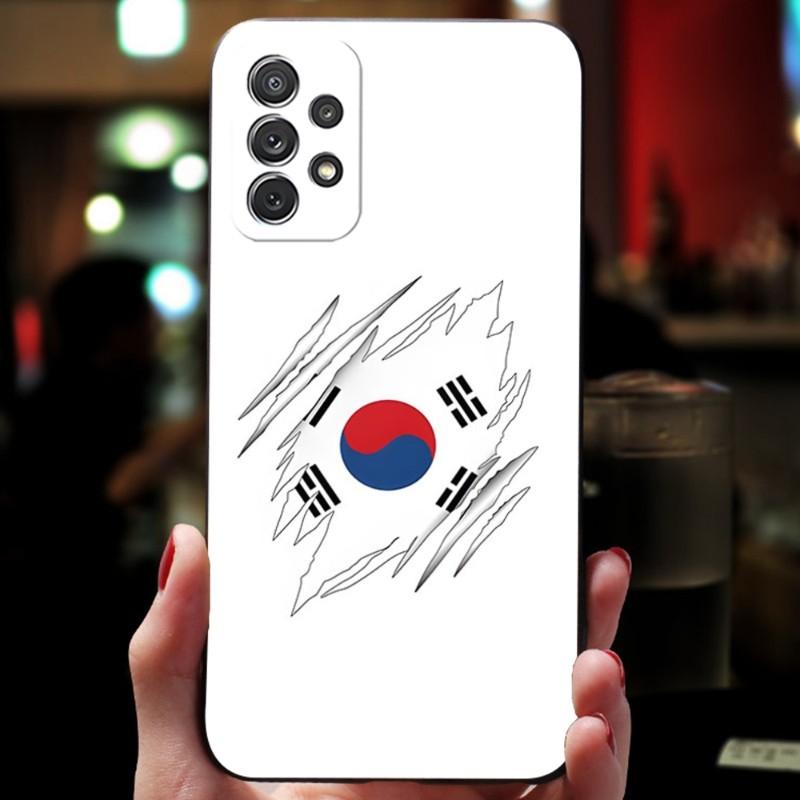 Чехол для телефона с корейским национальным флагом для Samsung Galaxy S20 S21 S22 S30 S7 S10 S8 S9 S6 Pro Plus Edge Ultra Fe, противоударный чехол