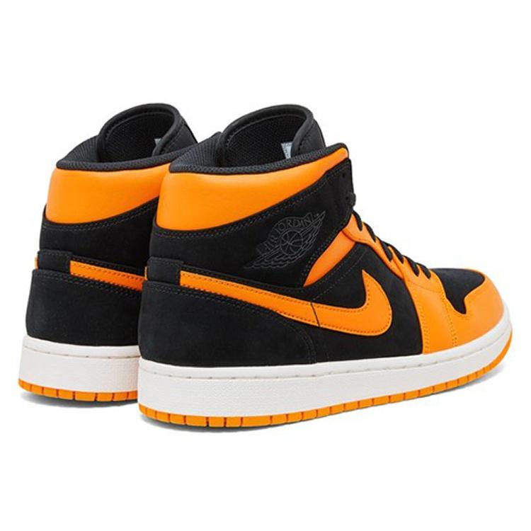 Air Jordan 1 Mid 'Orange Peel' Men's 554724-081
