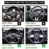 Нижняя декоративная накладка руля плоского колеса для Benz W177 B W247 C W205 E W213 G W463 GLS W257 Class AMG 2019-2023 Sport