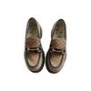 Gucci Женские повседневные туфли Horsebit, коричневые, 661536 99WP0 2671