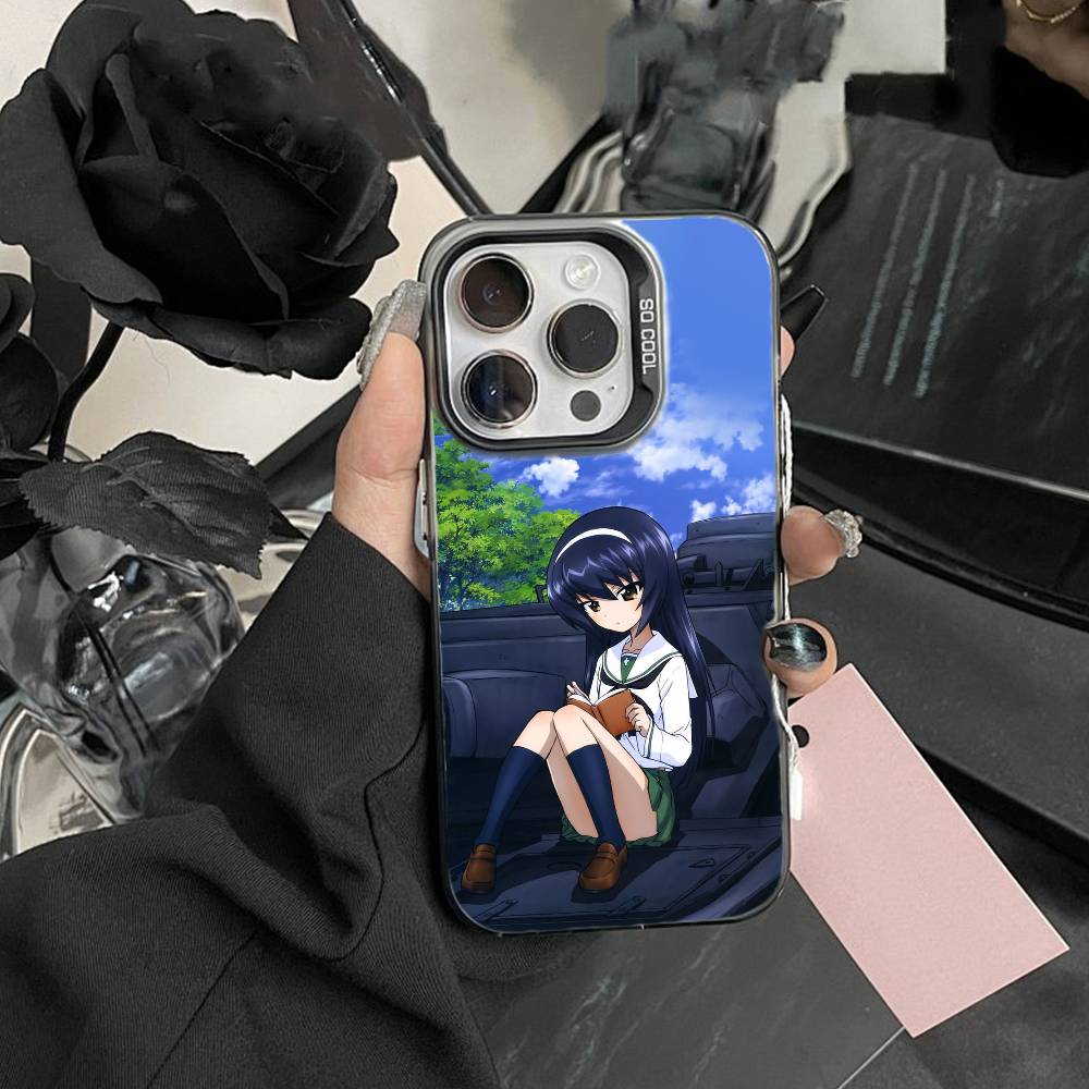 Чехол для телефона G-GIRLS и P-PANZER для iPhone 17,16,15,14,13,12,Pro MAX Черный Матовый Ударопрочный Чехол