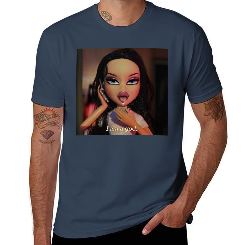 Bratz Quote Tshirt Active Sports Short Sleeve Cotton Shirt Tshirt