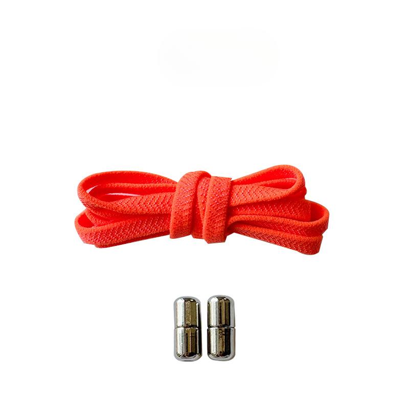 Шнурки без завязок с металлическим замком – плоские эластичные шнурки для взрослых и детей, кроссовки, быстро надеваемые шнурки для ленивого дня