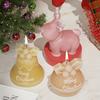 Food Grade Silicone Christmas Mould for Handmade Candle Craft Art Projects Easy Releases
