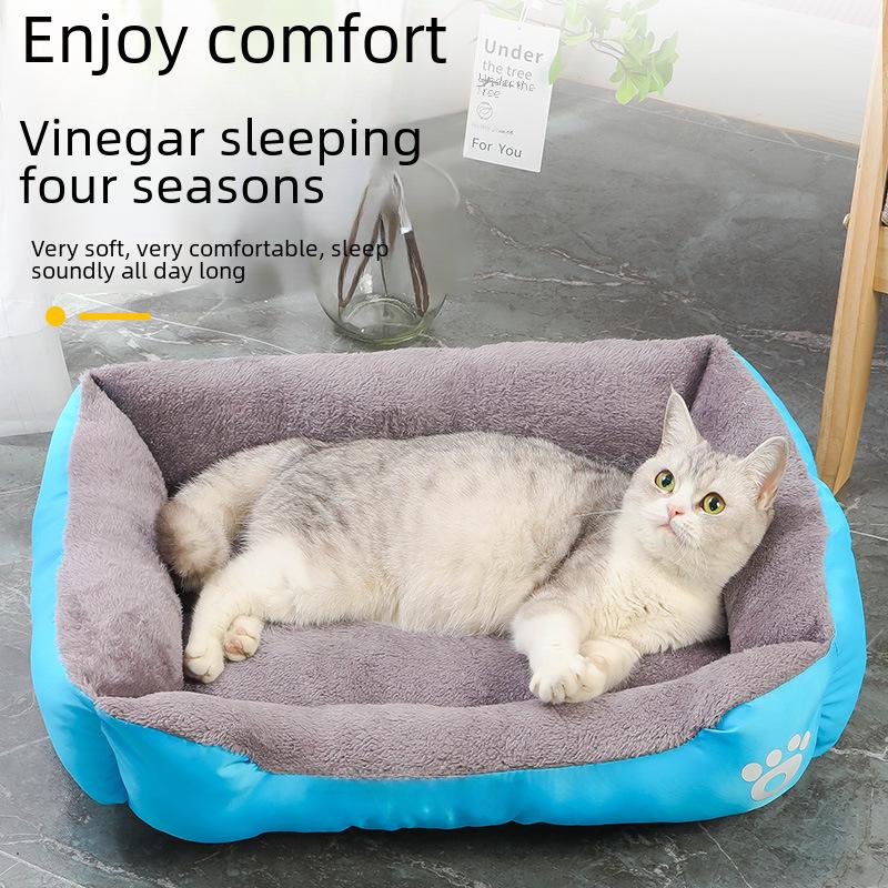 «Красочный домик для маленьких собак и кошек — кровать, подходящая для плюшевых мишек и золотистых ретриверов»