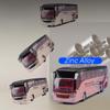 New 1/32 Alloy Single-layer Bus Car Model Toys Diecast Simulation Metal Business Bus Vehicle Sound Light Pull Back Children Gift Toy