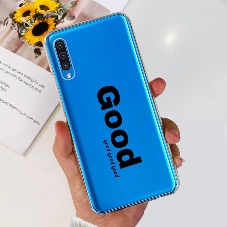 For Cover Samsung Galaxy A50 Phone Case Luxury Marble Flower Transparent Soft Bumper For Samsung A50S A30S A307F A507F A 50 Capa