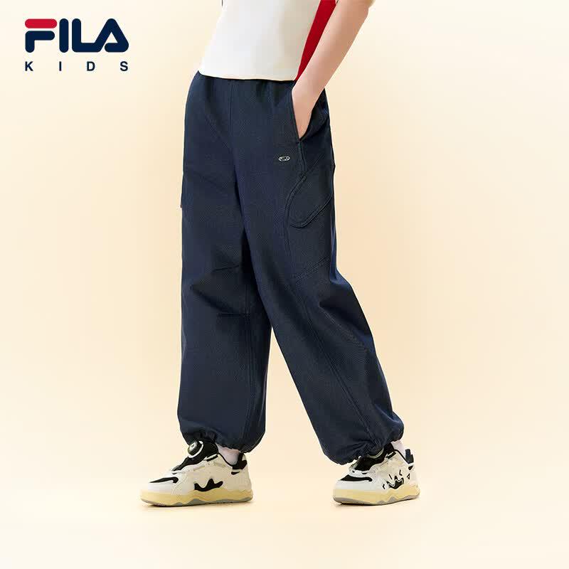 FILA Kids Casual Woven Wide-Leg Pants