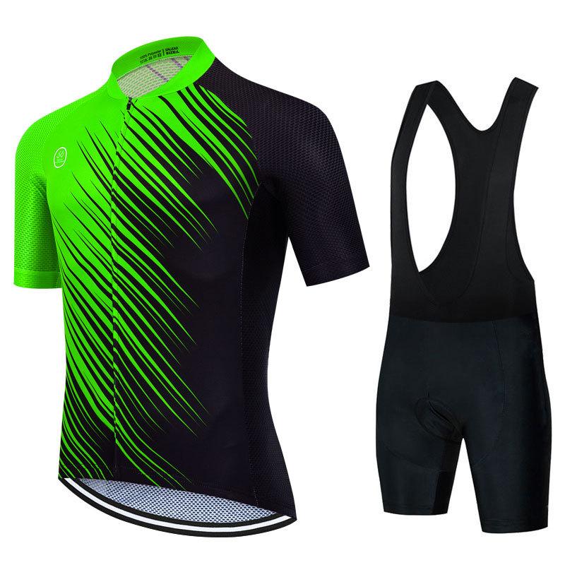 Summer Breathable Cycling Suit, Short-sleeved Mountain Bike Cycling Suit, Outdoor Road Bike Competition Suit