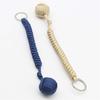 1Pc High Quality Handmade Lanyard Strong Lightweight Monkey Fist Steel Ball Aging-Resistant Versatile Survival Key Chain Outdoor
