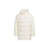 Adidas Solid Color Outdoor Sports Casual Hooded Down Jacket Unisex Jacket Off-White IK2393