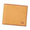 Black Bifold Wallet with Coin Purse Genuine Leather Selva Beige [Label] Men's BL-620210-42