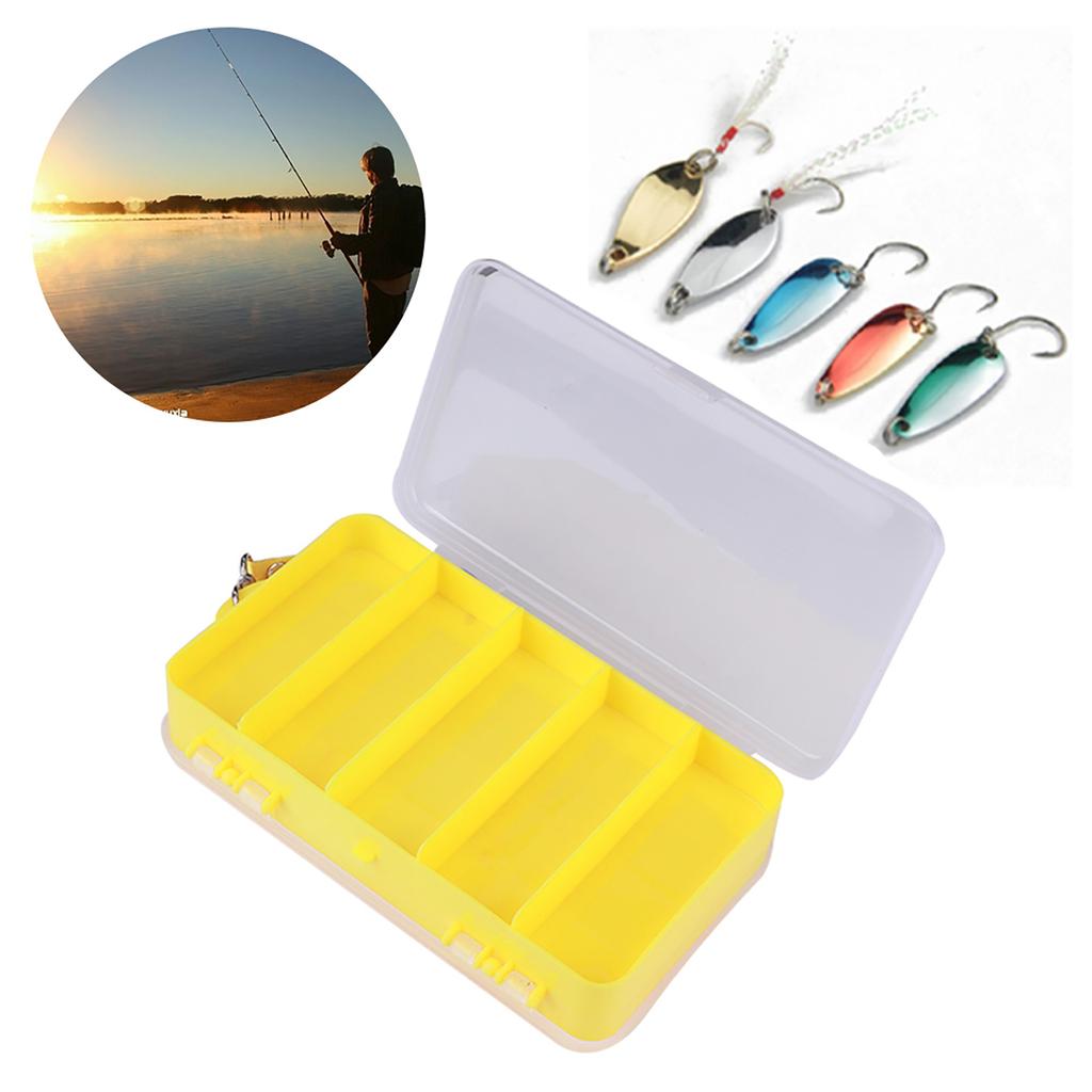 ABS Fishing Tackle Accessories Storage Box Doublesided Bait Portable Outdoor Hook Case