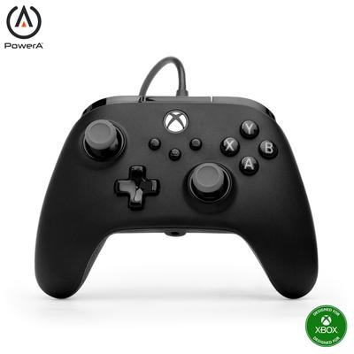 Официально лицензированный продукт Xbox: Проводной контроллер PowerA Advantage Plus для Xbox Series X|S - Черный (XBGP0439-01)