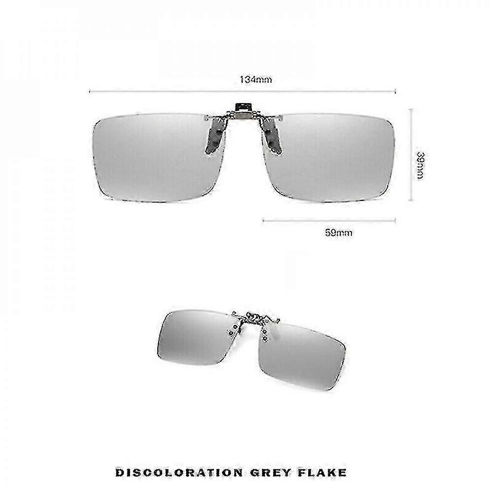 Фотохромные Поляризационные Накладные Очки-Клипсы Flip UV400 Поляризационные Очки для Рыбалки Zuk