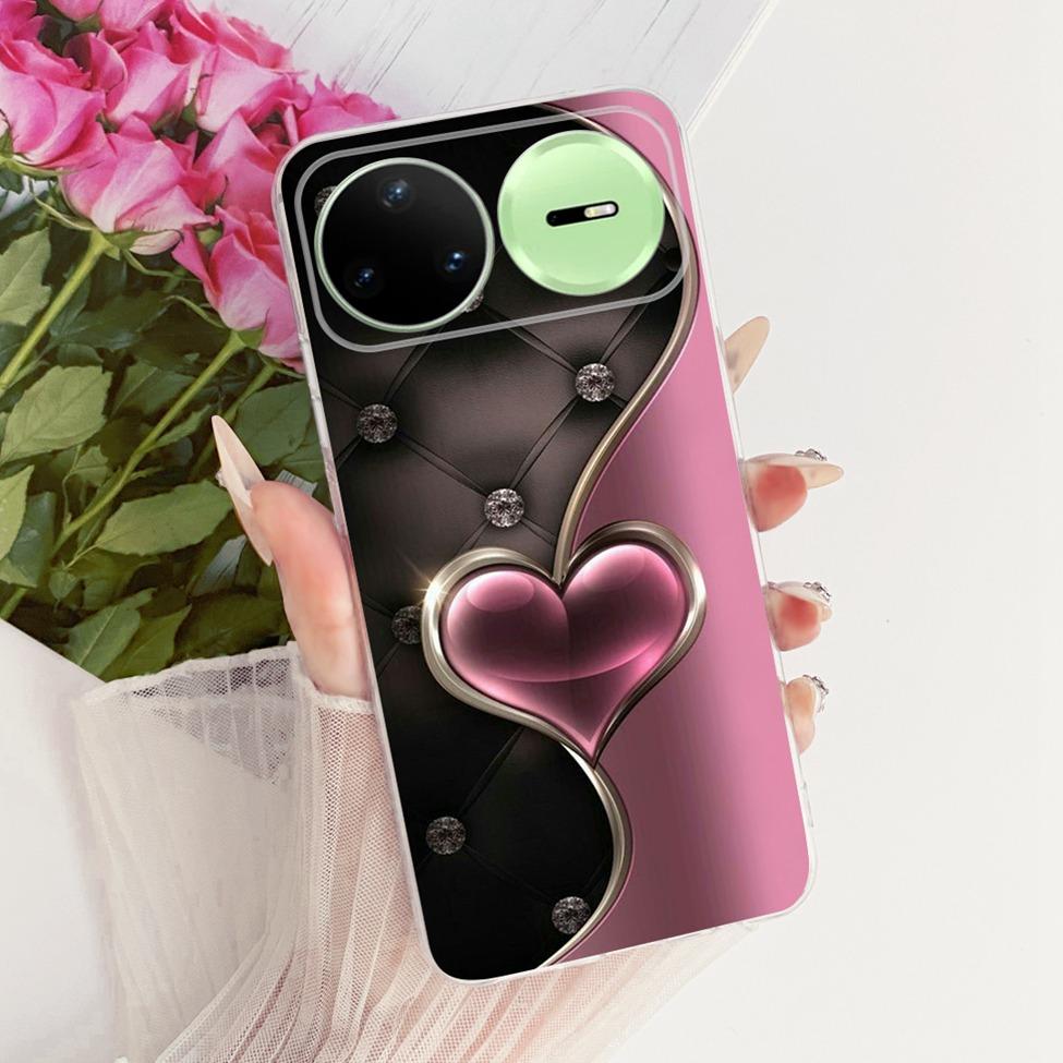 Clear For Huawei Nova 15 Pro Case KLE-AL00U Luxury Cute Cat Fashion Butterfly Cool Painted Casing For Huawei Nova15 Pro Cover