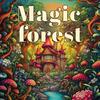 1 шт. Волшебный лес художественная раскраска оригинальная модернизированная бумага утолщенная 22 страницы раскраски , подарок на праздник день рождения
