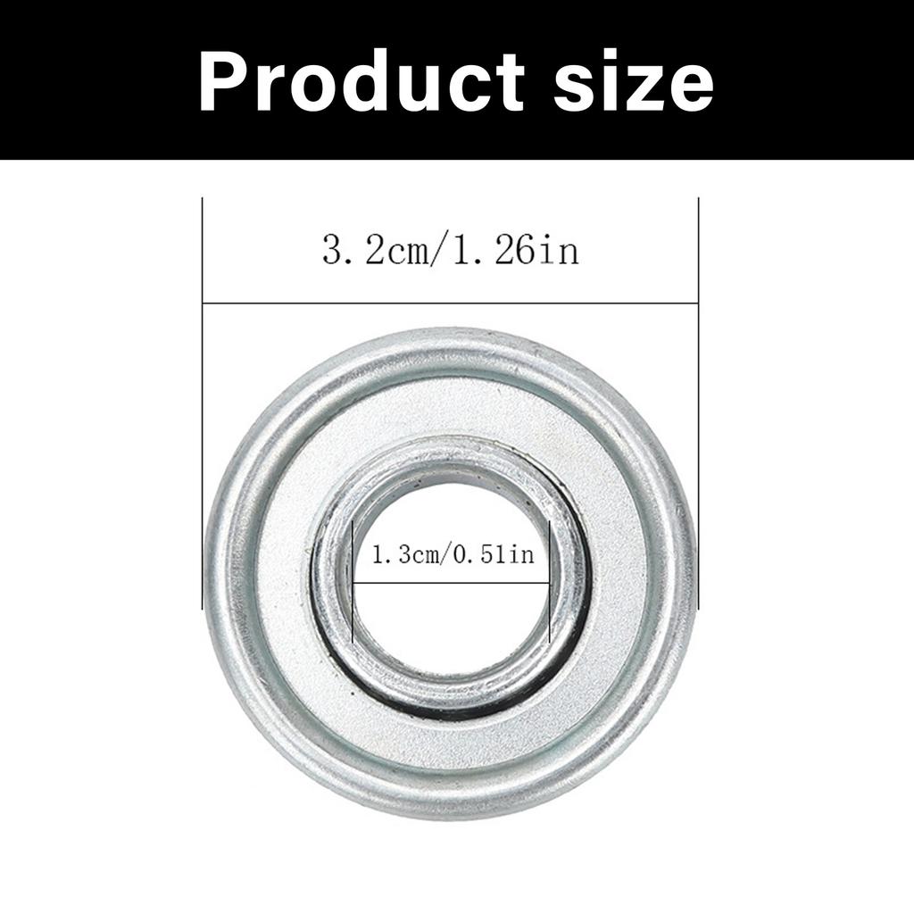 Pack Of 4 Lawn Mower Wheel Bearings High Precision For GXV160 HRJ196 216 Models Heavy Duty Steel Construction