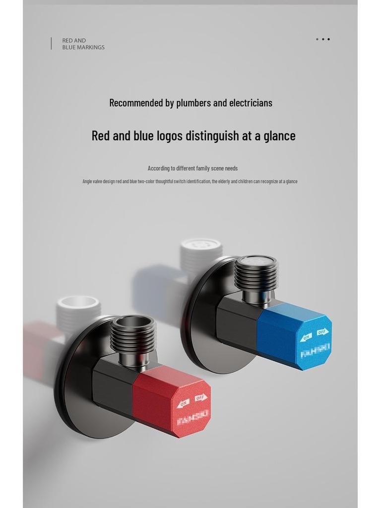 Высокопоточный погружной угловой шаровый кран из нержавеющей стали - Универсальный стоп-кран для горячей/холодной воды для лодок и домов