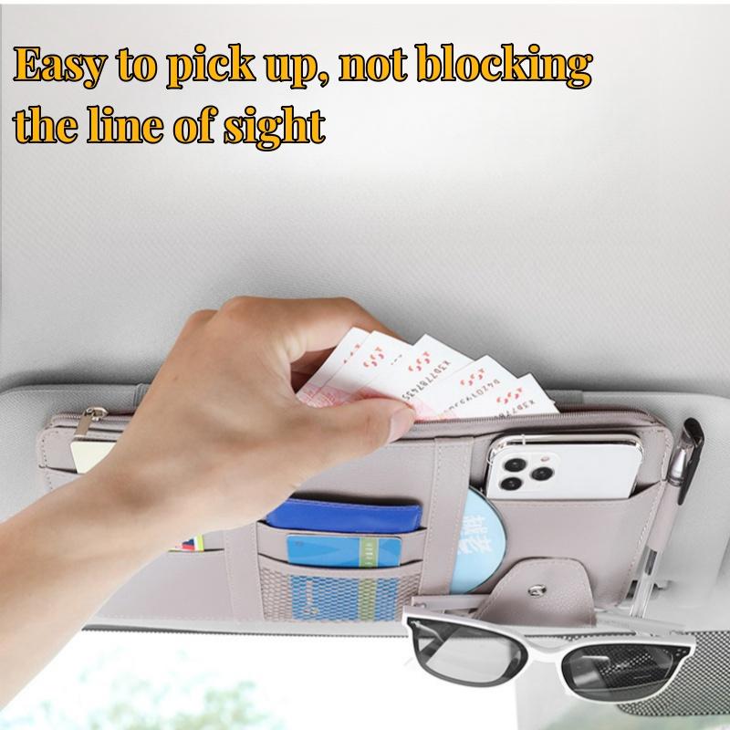 Автомобильный козырек-органайзер Автомобильный козырек-держатель солнцезащитных очков Солнцезащитные козырьки Аксессуары для грузовиков Аксессуары для салона автомобиля Органайзер для грузовиков