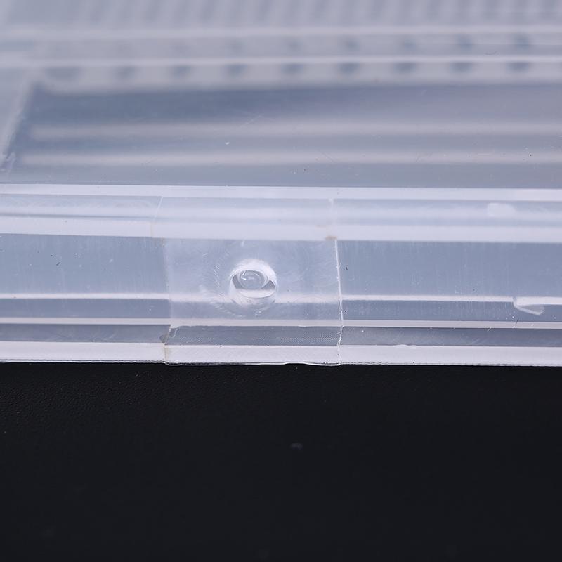 Контейнер выставочной витрины коробки с сверлами для ногтей с 20 отверстиями пластиковый для сверла с битами 3/32 дюйма