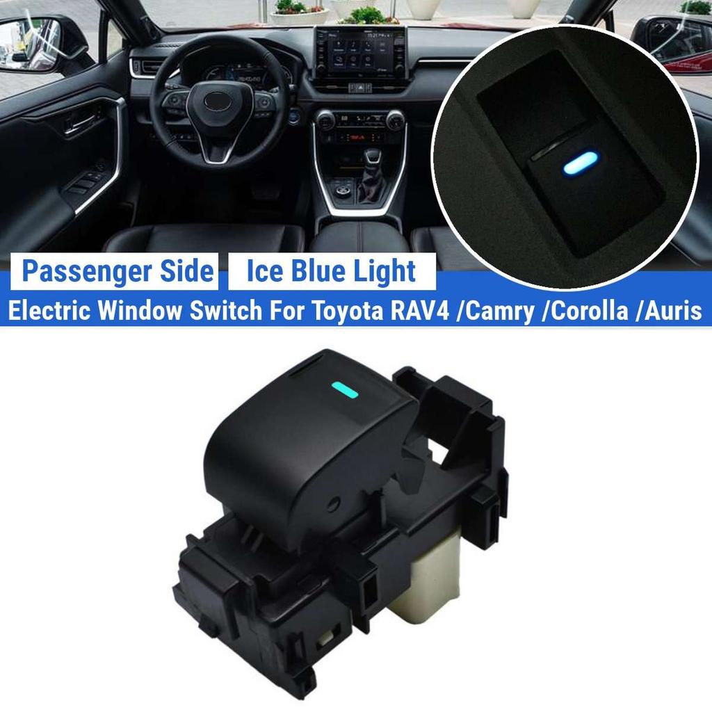 Светодиодная подсветка Кнопка управления стеклоподъемником со стороны пассажира Для Toyota RAV4 Для Camry Для Corolla Auris Cruiser