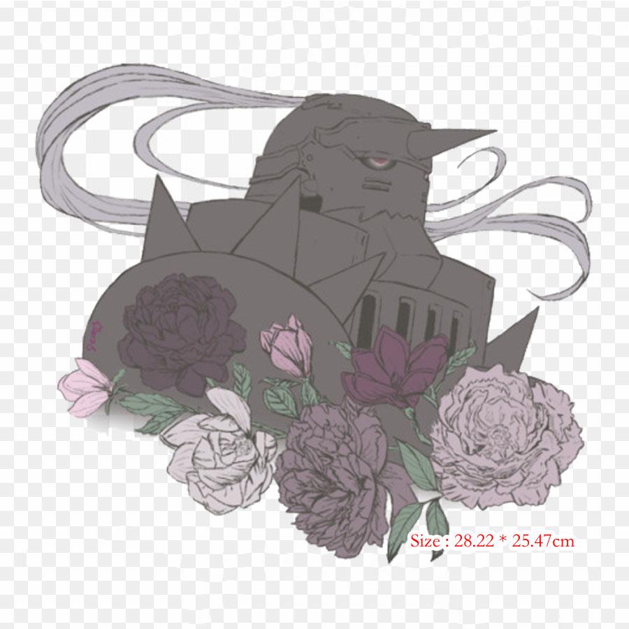 Thermal Sticker Patch On Clothing Edward Elric Alphonse Elric Iron On Patch For T-Shirt Dress DIY Washable A-Level Applique