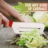 2Pcs Onion Slicer Stainless Steel Cabbage Shredder Safe Grip Vegetable Slicer for Sugarcane Potatoes Coleslaw
