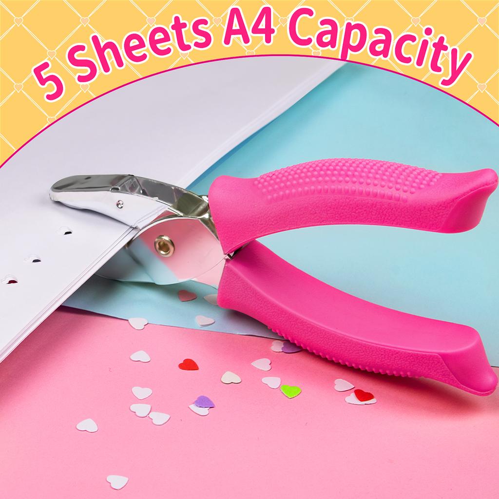 Pliers Mini Small Metal Single One 1 Hole Heart Paper Edge Puncher for Leather for Scrapbooking